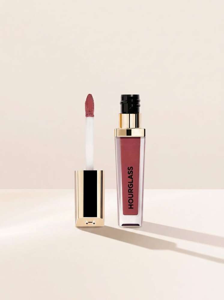 Hourglass Velvet Story Lip Cream Crush 3.6 G – Dusty Rose Mauve Color, Soft Velvet Matte Finish, High Pigment Liquid Lipstick, Weightless Smooth Texture, Long Lasting Wear For Women, Professional Daily Makeup, Luxury Beauty Gift - Crush - View 1