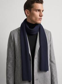 Calvin Klein Men's Scarf Navy Blue - Navy - View 1