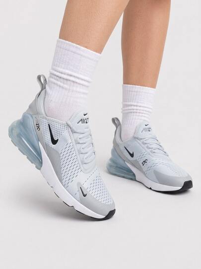 Nike Air Max 270 Women's Casual Athletic Shoes Sporty Responsive Durable Weekend Casual Outing Black AH6789-018