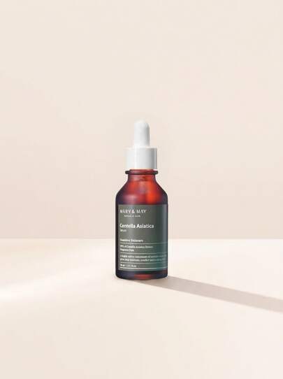 Mary&May Centella Asiatica Serum 30 Ml – Fragrance-Free Soothing And Calming Formula, 95% Cica Extract For Sensitive Skin, Redness Relief And Skin Barrier Repair, Ideal For Daily Skincare Routine, K-Beauty Essential