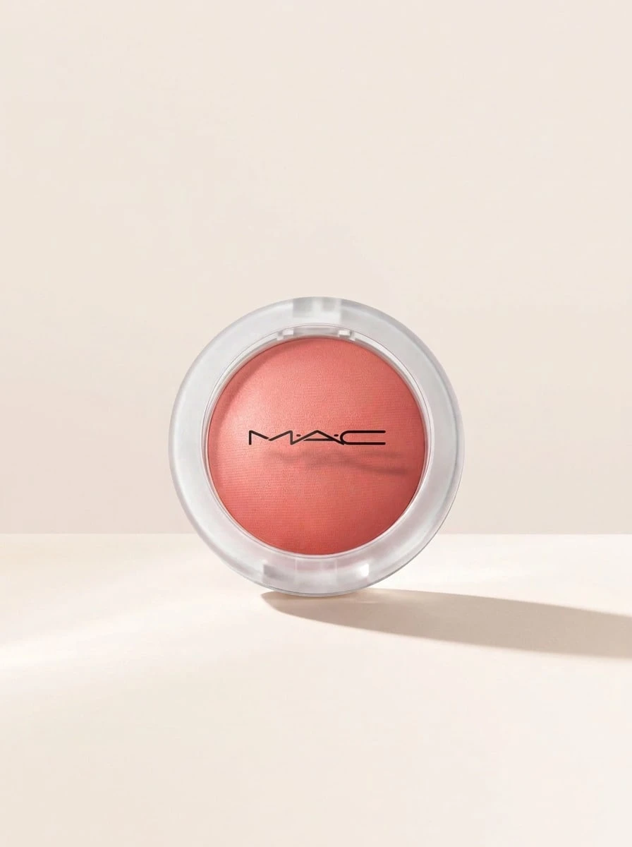 MAC Glow Play Blush Cheer Up 7.3 G – Blush, Bouncy Texture, For Makeup Enthusiasts, Peachy Pink, Suitable For Daily Makeup Routine - Cheer Up - View 1