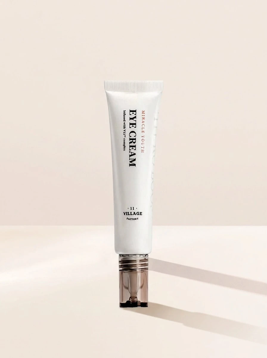 Village 11 Factory MIRACLE YOUTH EYE CREAM, Suitable For Daily Use – Anti-Aging And Firming For Fine Lines, Dark Circle Brightening, Deep Hydration With V11 Complex, Morning And Night Skincare Routine, Suitable For All Skin Types - White - View 1