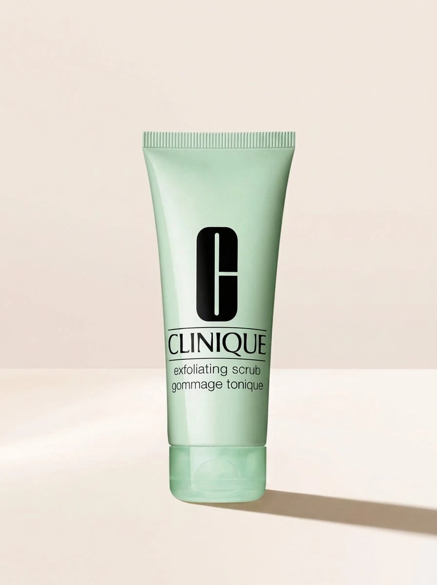 Clinique Exfoliating Scrub 100 Ml – Face Scrub, Pore Refining, For Oily Skin, Fragrance-Free, Salicylic Acid, Suitable For Morning Skincare Routine - Argan - View 1