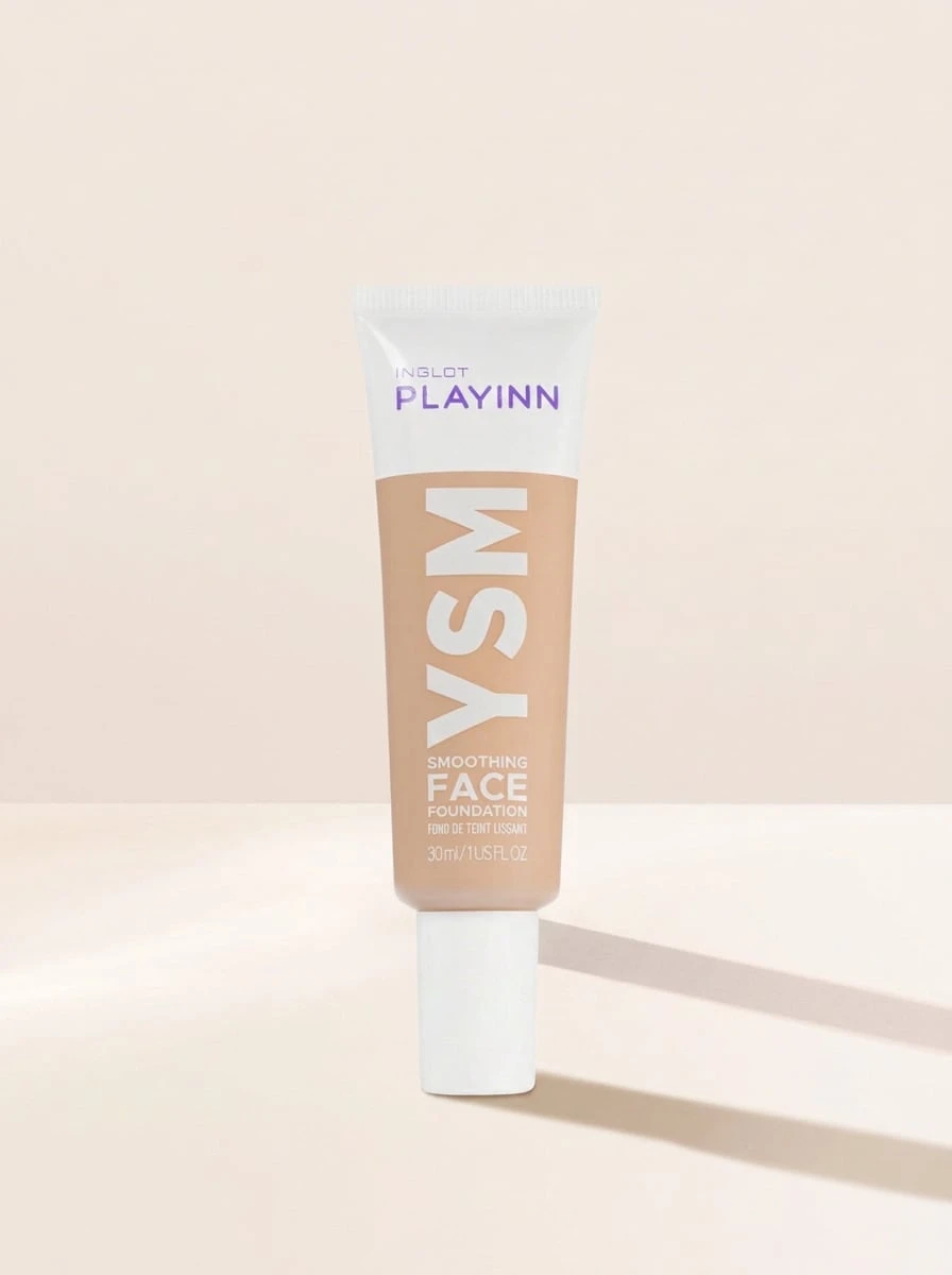 Inglot PLAYINN YSM Smoothing Face Foundation 39 30 Ml – Foundation, Smoothing, For Women, Shade 39, Suitable For Daily Makeup Routine - 39 Beige - View 1