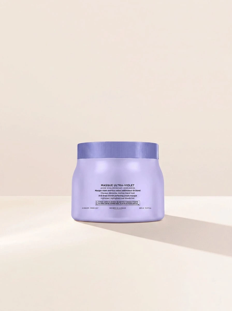 Kérastase Masque Ultra-Violet Hair Treatment 500 Ml – Hair Mask, Anti-Brass, For Blonde Hair, Purple, Hyaluronic Acid, Suitable For Weekly Hair Care - Clear - View 1