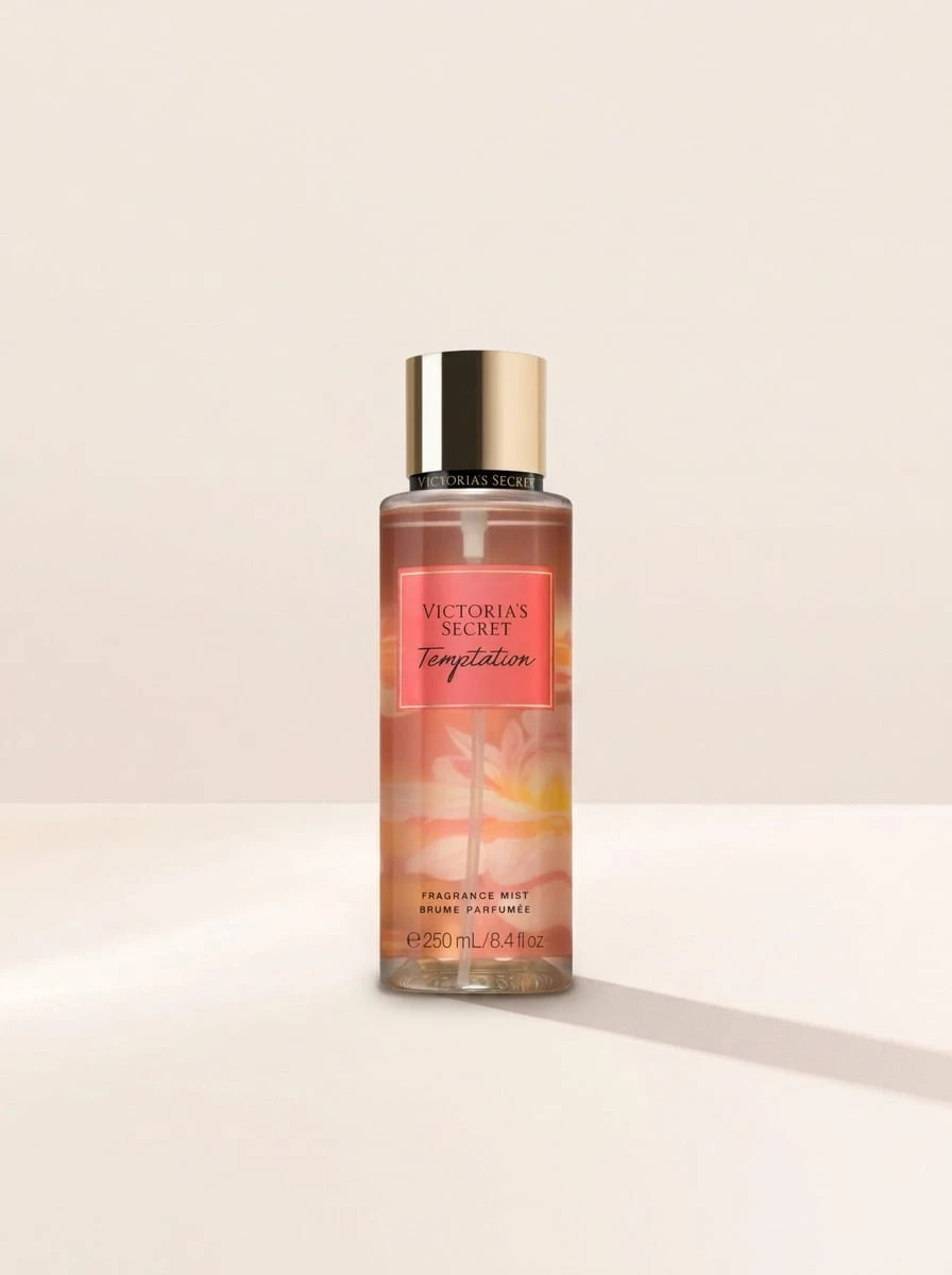 Victoria's Secret Temptation Body Mist 250 Ml – Fragrance Mist, Long-Lasting, For Women, Apple, Pink, Suitable For Daily Wear - Floral Scent - View 1
