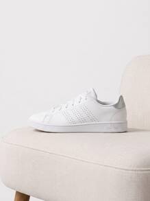 Adidas Advantage Women's Casual Athletic Shoes Classic Retro Comfortable Training Travel Running IG9175 - Cloud White / Grey Two / Silver Metallic - View 1