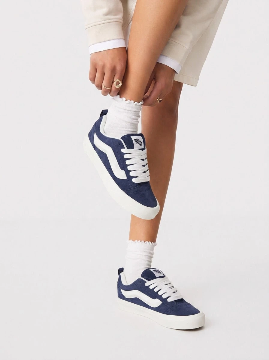 Vans Women's Casual Athletic Shoes Snug Fit Padded Breathable Travel Training Street Style Blue VN000D22EMT1 - 深暮光藍 - 查看 1