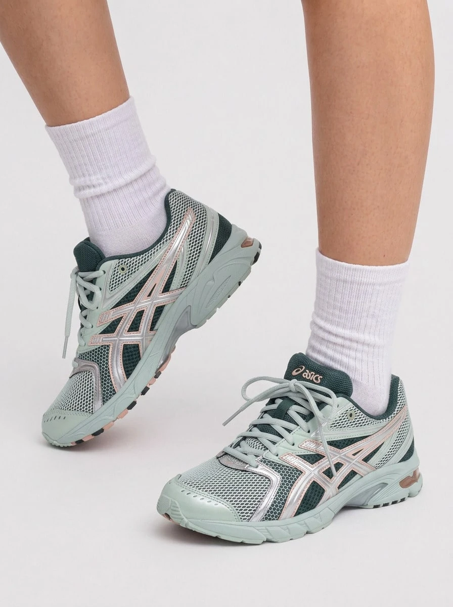 Asics GEL-KAYANO 14 Women's Casual Athletic Shoes Padded Breathable Sporty Going Out Walking Gym 1203A607-300 - LICHENROCK/PURESILVER - View 1
