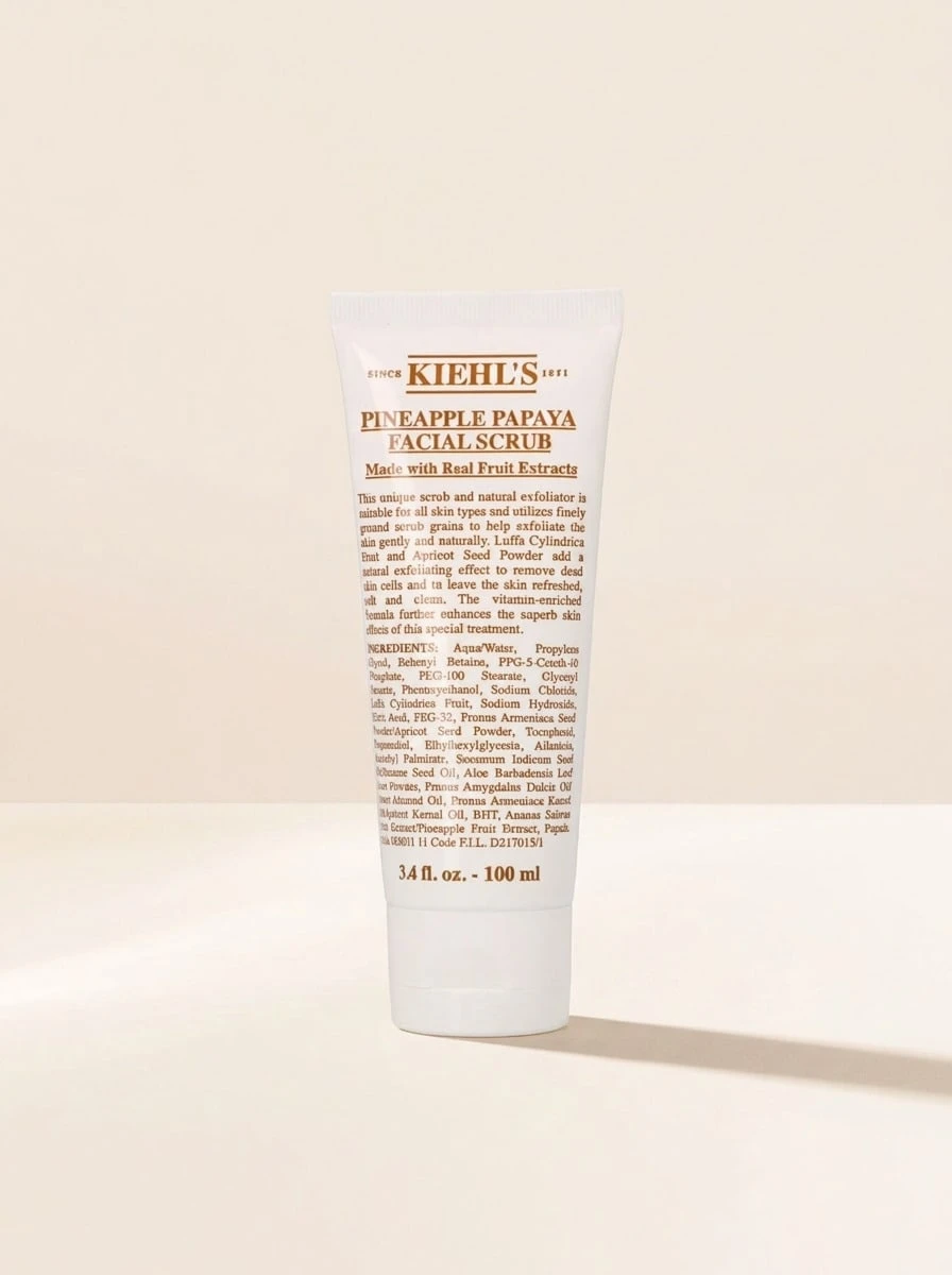 Kiehl's Pineapple Papaya Facial Scrub 100 Ml – Exfoliator, Exfoliating, For All Skin Types, Pineapple, Apricot Seed Powder, Suitable For Weekly Skincare Routine - Clear - View 1
