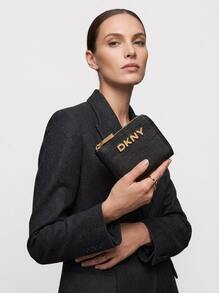 DKNY Women Wallet Black - Black Yellow - 查看 1
