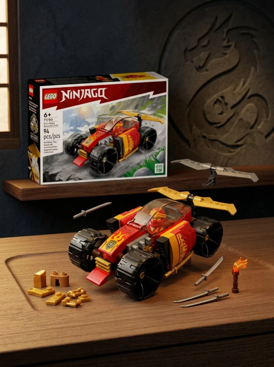 LEGO NINJAGO® Kai's Ninja Racing Car EVO BOYS FIRST 71780 - Multicolor - Ver 1