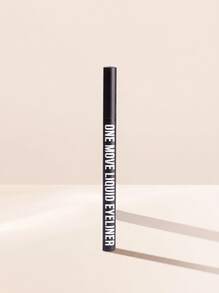 Inglot One Move Liquid Eyeliner 0.55 Ml – Waterproof & Smudge-Proof, Long Lasting Matte Black Finish, Precision Felt Tip For Cat Eye, Ideal For Professional Makeup & Daily Beauty Routine, Sweat-Proof Performance - Black - View 1