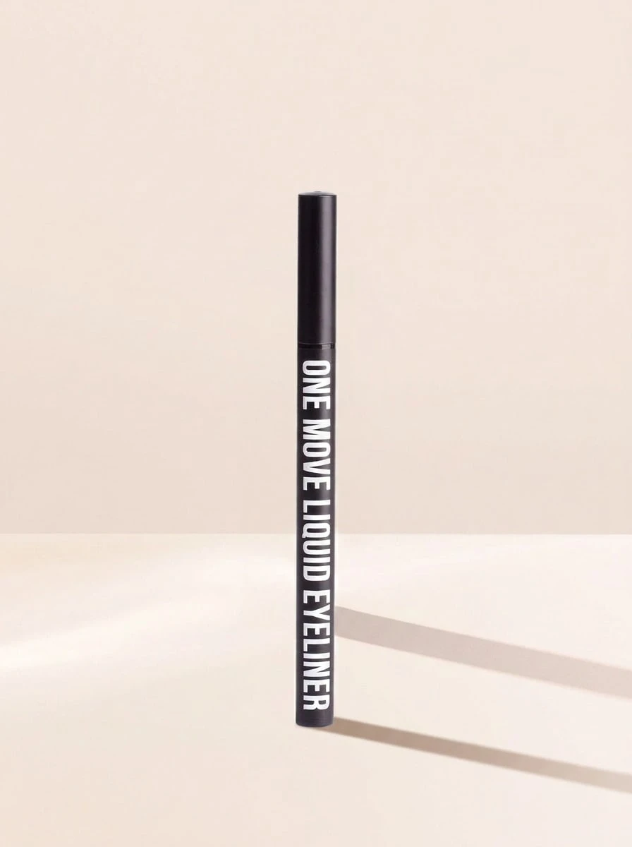 Inglot One Move Liquid Eyeliner 0.55 Ml – Waterproof & Smudge-Proof, Long Lasting Matte Black Finish, Precision Felt Tip For Cat Eye, Ideal For Professional Makeup & Daily Beauty Routine, Sweat-Proof Performance - Black - View 1