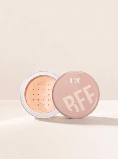 MULAC BFF H2O Zero Weight Loose Powder 01 Universal 10 G – Setting Powder, Weightless, For All Skin Tones, Universal Shade, Water-Infused Formula, Suitable For Setting Foundation