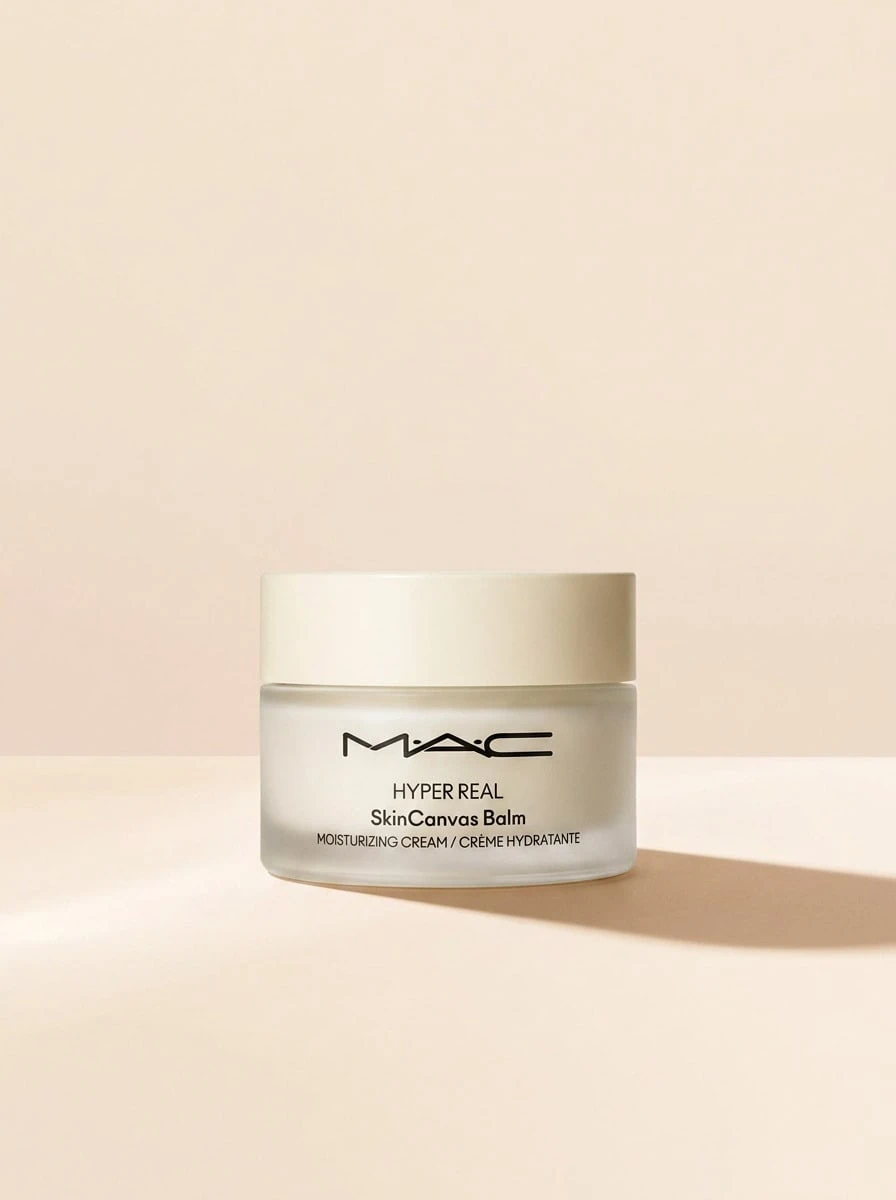 MAC Hyper Real SkinCanvas Balm Moisturizing Cream 50 Ml – Deep Hydrating And Smoothing Face Care For All Skin Types, Barrier Strengthening Formula, Pre-Makeup Prep, Day And Night Use, High Performance Skin Treatment - Clear - 查看 1