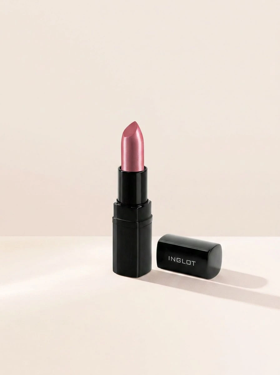Inglot Lipstick NF 131 4.5 G – Creamy Shimmer Finish, Long-Lasting Hydrating Formula For Women, Dusty Rose Mauve Shade, Smooth Application For Office Or Evening Looks, Professional Quality Cosmetic - NF 131 - View 1
