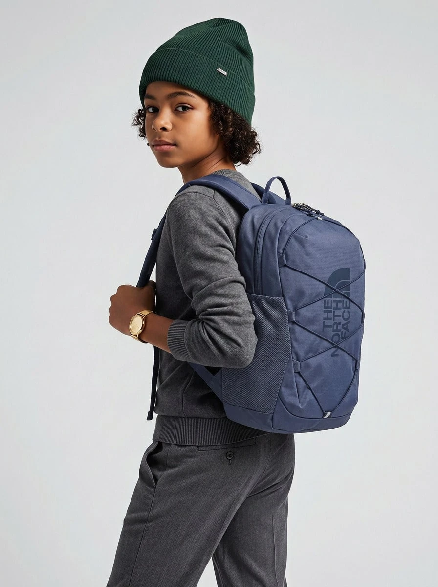 The North Face Recon Backpack Kids' Waterproof Breathable Back Adjustable Strap Outdoor Travel Work NF0A52VY-DIN - Lilac - View 1