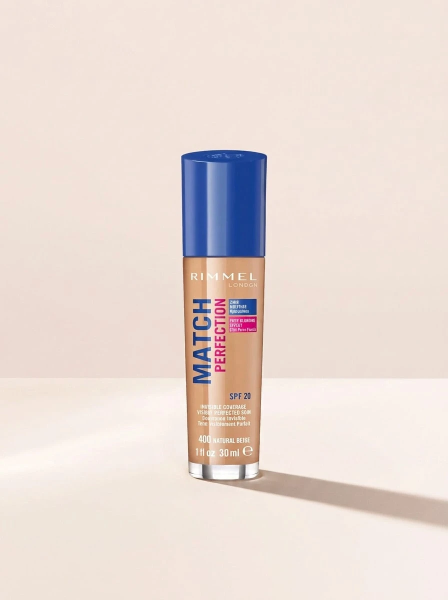 Rimmel Match Perfection Foundation Natural Beige 400 Neutral 30 Ml - 400 Natural Beige - 查看 1