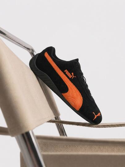 Speedcat OG Women's Casual Athletic Shoes Black/Rickie Orange 398846
