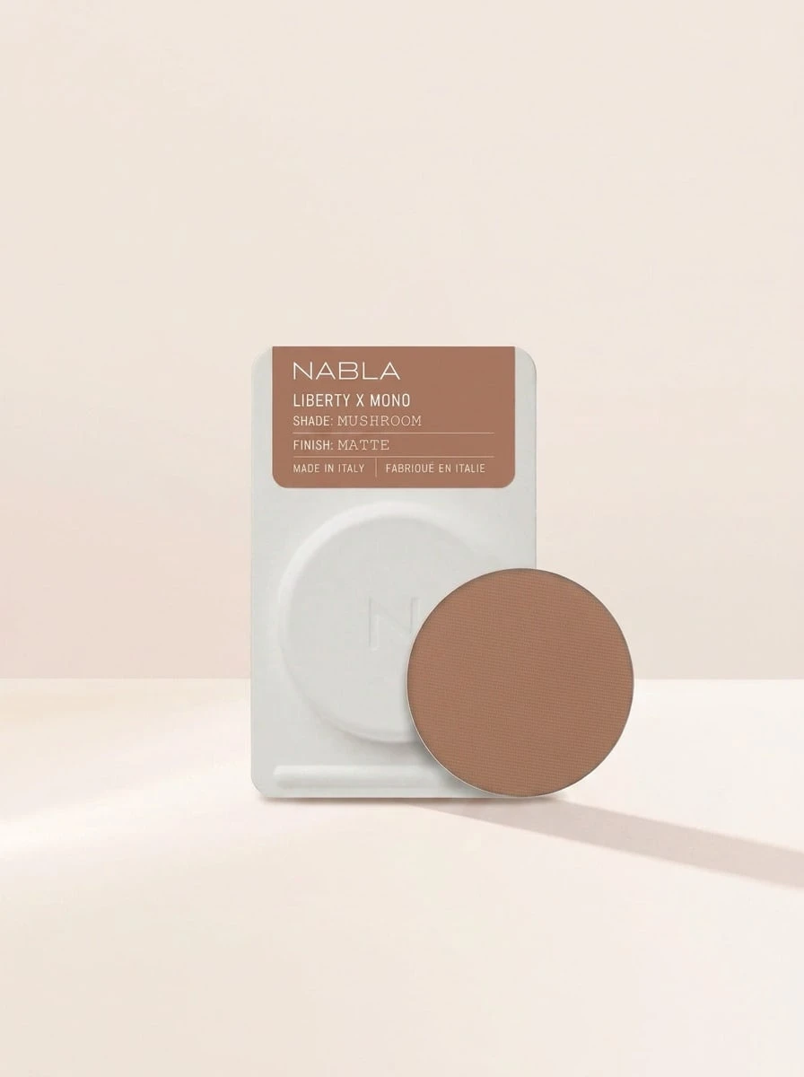 Nabla Liberty X Mono Eyeshadow Mushroom 1.3 G – Eyeshadow, Matte Finish, For Makeup Enthusiasts, Mushroom, Suitable For Daily Eye Makeup - Mushroom - View 1