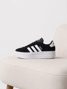 Adidas VL Court Women's Casual Athletic Shoes Classic Retro Comfortable Gym Commuting Training Black IH9995 - Black and White - View 1