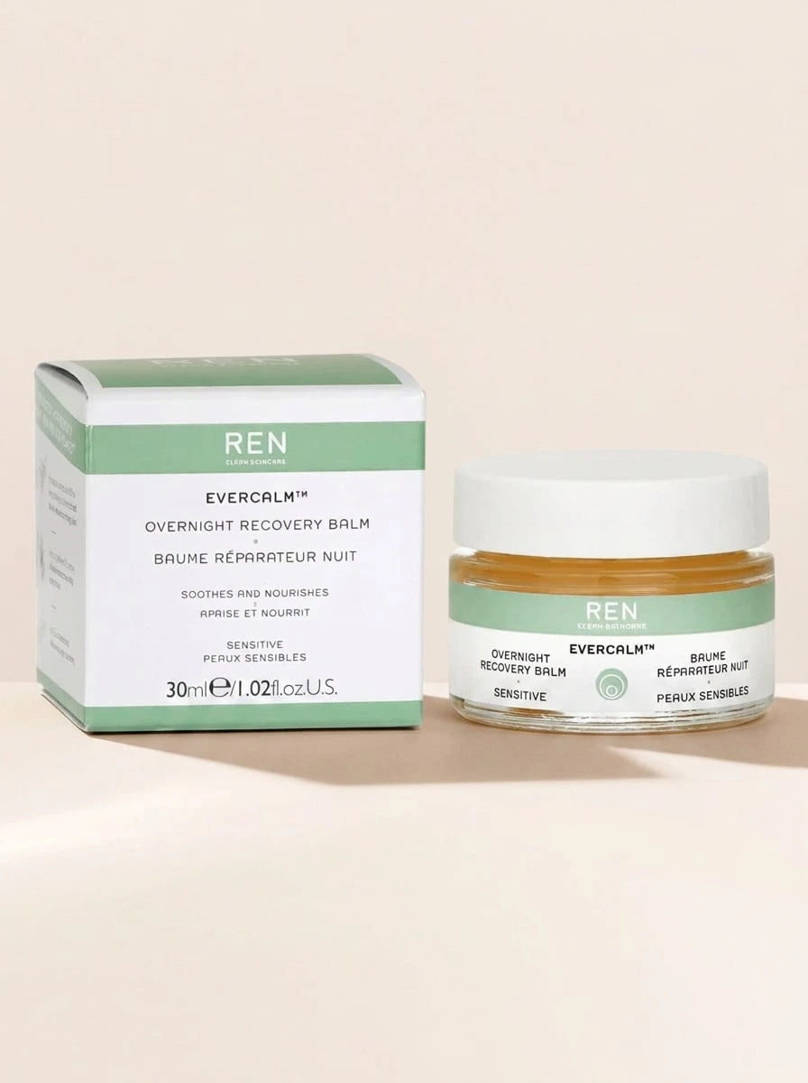 REN Clean Skincare Evercalm Overnight Recovery Balm 30 ml - Blanco - Ver 1