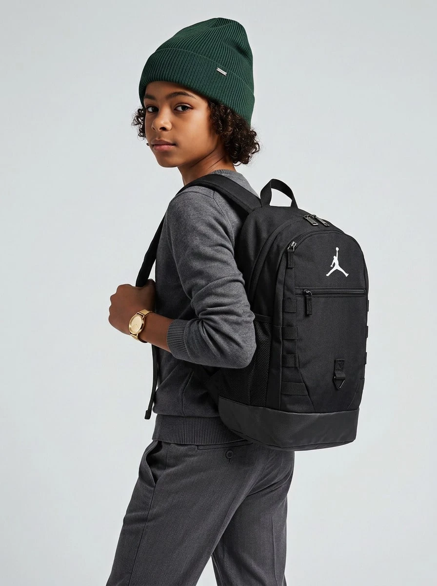 Jordan Jam Zonz Unisex Backpack Black - 黑色 - 查看 1