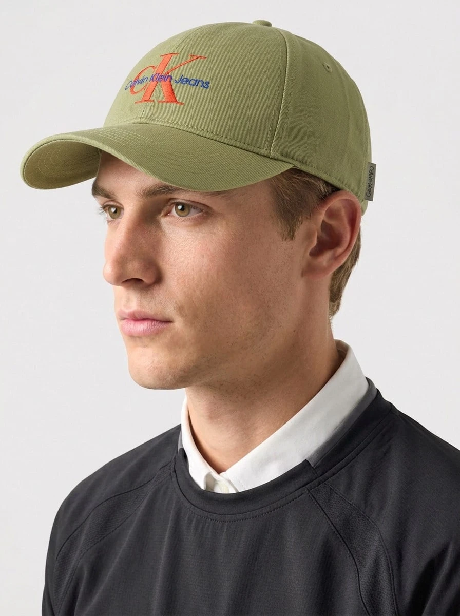 Calvin Klein Monologo Men's Baseball Cap Tea - Tea - View 1
