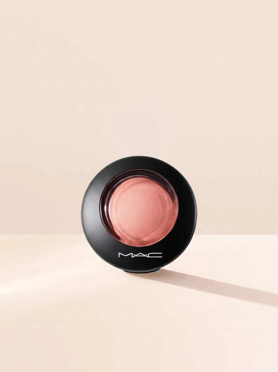 Mac Mineralize Blush New Romance – Blush, Luminous Finish, For Women, Soft Peach, Mineral-Rich Yeast Ferment, Suitable For Daily Makeup Routine - 新浪漫 - 查看 1