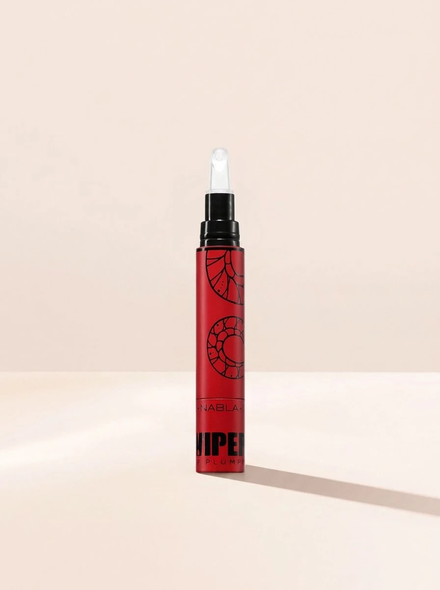 NABLA Cosmetics Viper Lip Plumper 4 Ml – Instant Volume Enhancer With High Shine Gloss, Professional Lip Shaping Treatment, Hydrating Formula For Fuller Looking Lips, Ideal For Party Makeup Or Daily Use, Smooth Application - Clear - View 1