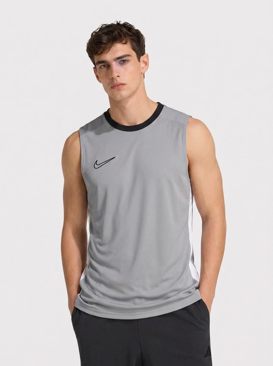 Nike Men's Sports Tees & Tanks Stretchy Soft Durable School Casual Outing Grey FZ9747-012 - 灰色 - 查看 1