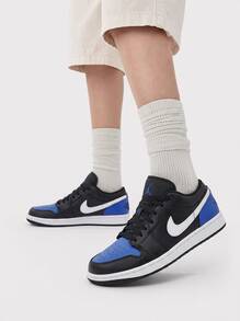 Nike Air Jordan 1 Low - 黑/白/皇家藍 - 查看 1
