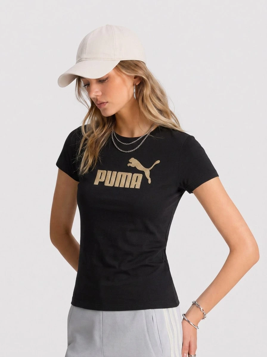 Puma Sports Tees & Tanks Quick-Dry Skin-Friendly Stretchy Outing Gym Home Red 692160-01 - Black - View 1