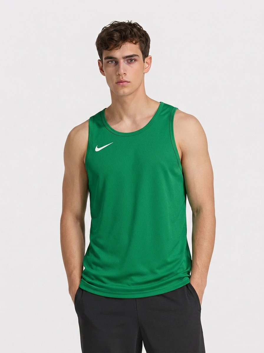 Nike Men's Sports Tees & Tanks Durable Comfortable Versatile Home Travel Daily Green NT0306-302 - 綠色 - 查看 1