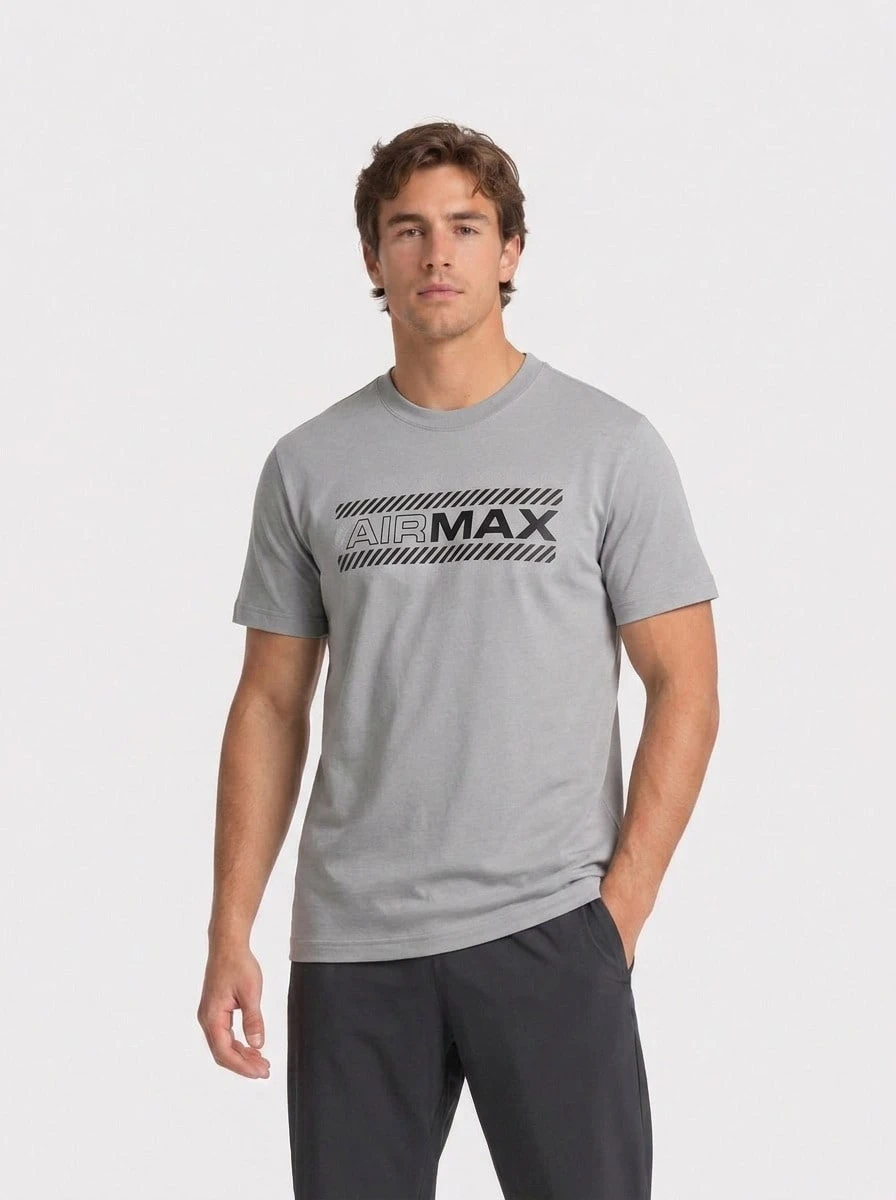Nike Air Max Men's T-Shirts Grey - Cool Grey - View 1