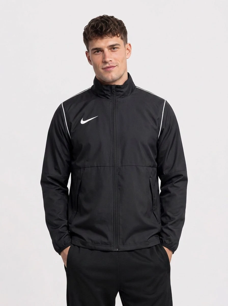 Nike Men's Sports Jackets Windproof Quick-Dry Breathable Commuting Outdoor Camping Black BV6881-010 - Black - View 1