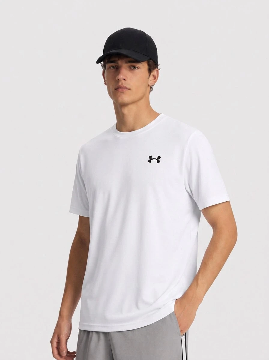 Under Armour UA TECH VENT SS - 白色 - 查看 1