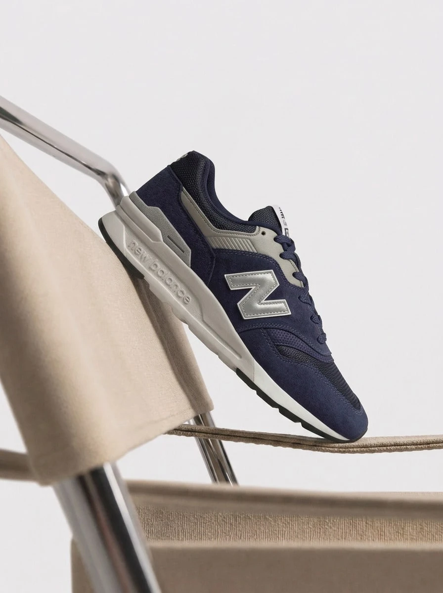 New Balance Men's Casual Athletic Shoes Modern Anti-Slip Lace-Up Outing Walking Gym NBCM997HCE - 黑色 - 查看 1