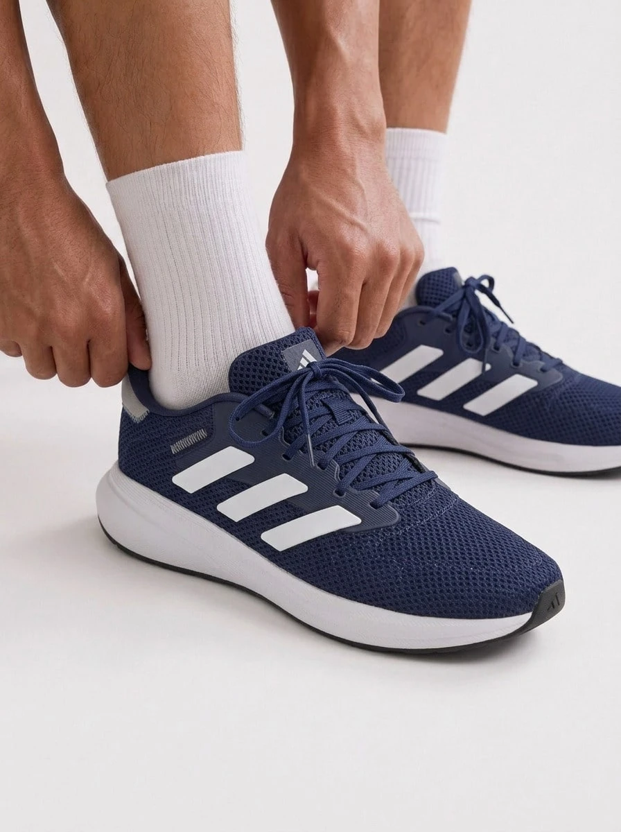 Adidas Response Men's Casual Athletic Shoes Lace-Up Heritage Flexible Shopping Daily Weekend Blue IH6103 - 藏蓝色 - 查看 1