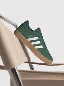 Adidas VL 法院 3.0 - 深綠/雲白/學院酒紅色 - 查看 1