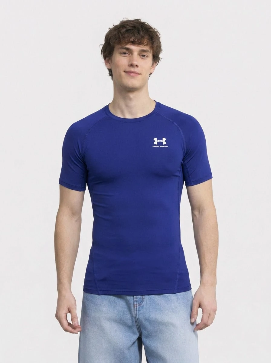 Under Armour SPORTSTYLE Men's Sports Tees & Tanks Moisture-Wicking Breathable Classic Fit Outdoor Training Vacation Blue 1361518-400 - Azul - Ver 1