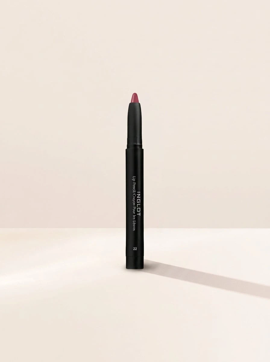 Inglot AMC Lip Pencil Matte 22 1.8 G – Lipliner, Velvet Matte Finish, For Beauty Enthusiasts, Matte Mauve, Suitable For Daily Makeup Routine - 22 Soft Rose - View 1