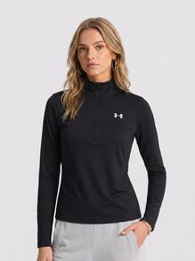 Under Armour UA Sports Sweatshirts Soft Versatile Warm Commuting Going Out Training 1384224-001 - 黑色 - 查看 1