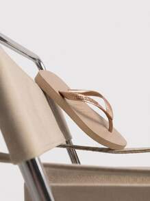 Havaianas Top Tiras 女士人字拖 玫瑰金 4137428-3581 - 金色 - 查看 1