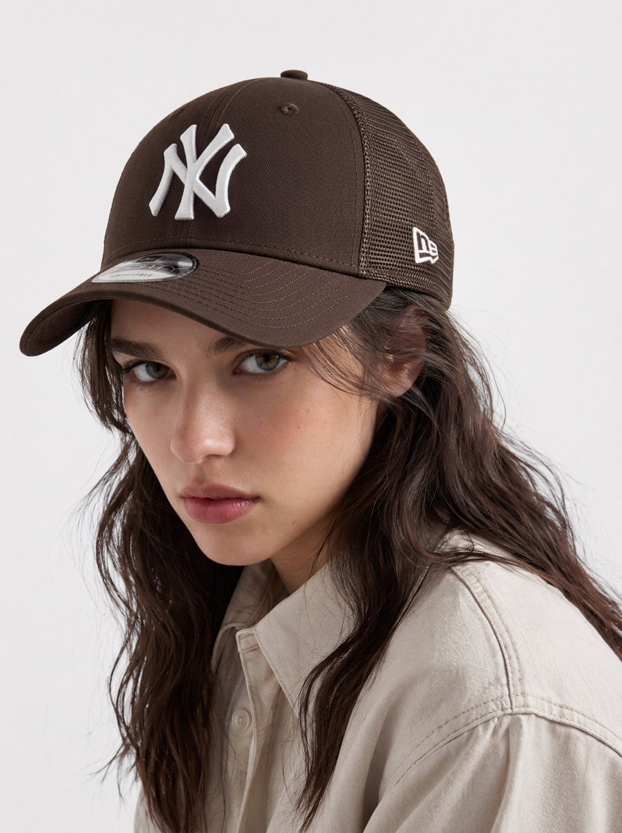New Era 59FIFTY Sports Caps Structured Classic Fit Breathable Commuting Travel Outdoor Green 603581-55 - Black - View 1