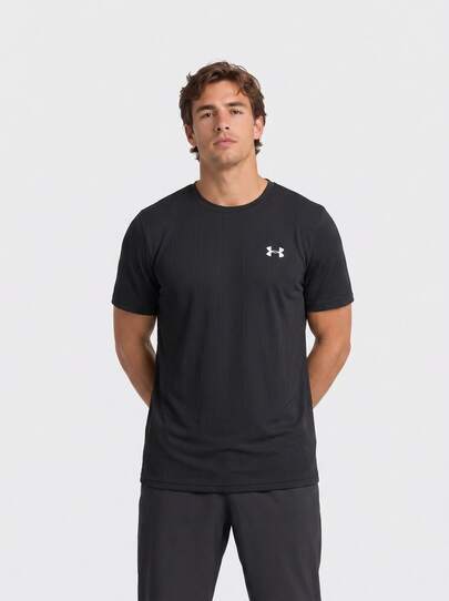 Under Armour UA Men's Sports Tees & Tanks Lightweight Easy To Match Moisture-Wicking Casual Going Out Gym Black 1388129-001