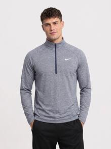 Nike Men's Sports Jackets Warm Adjustable Comfortable Sports Hiking Daily Blue HV2180-437 - Thunder Blue/Heather - View 1