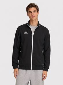 Adidas Men's Sports Jackets Comfortable Stretchy Versatile Weekend Commuting Outdoor Black H57534 - Black - View 1