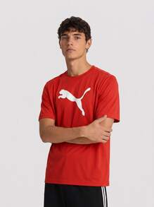Puma Men's Sports Tees & Tanks Stretchy Soft Durable Gym Home Travel Red 658705-01 - Red - View 1